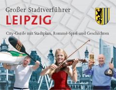 Stadtspiel Leipzig mit über 100 Sehenswürdigleiten auf Spielkarten als Souvenir oder Geschenk für Leipzig-Fansls